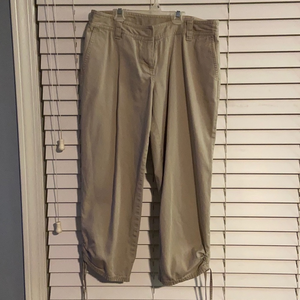 Loft khaki capris